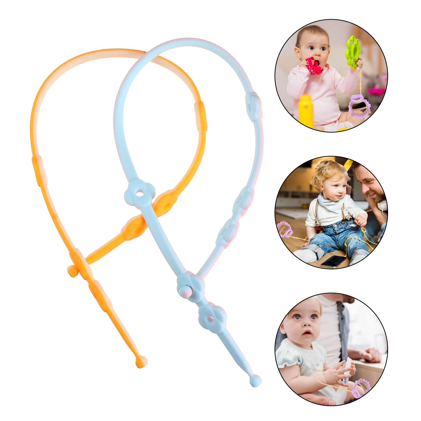 2 Pcs Anti Drop Chain Bag Hanging Pacifier Leash Straps Silicone Cord Mam Soother Holder
2 Pcs Anti Drop Chain Bag Hanging Pacifier Leash Straps Silicone Cord Mam Soother Holder
