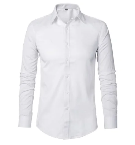 Рубашка мужская деловая однотонная с длинным рукавом, модная сорочка Slim Fit в британском стиле, Повседневная блузка, 4XL, осень 2022
Рубашка мужская деловая однотонная с длинным рукавом, модная сорочка Slim Fit в британском стиле, Повседневная блузка, 4XL, осень 2022