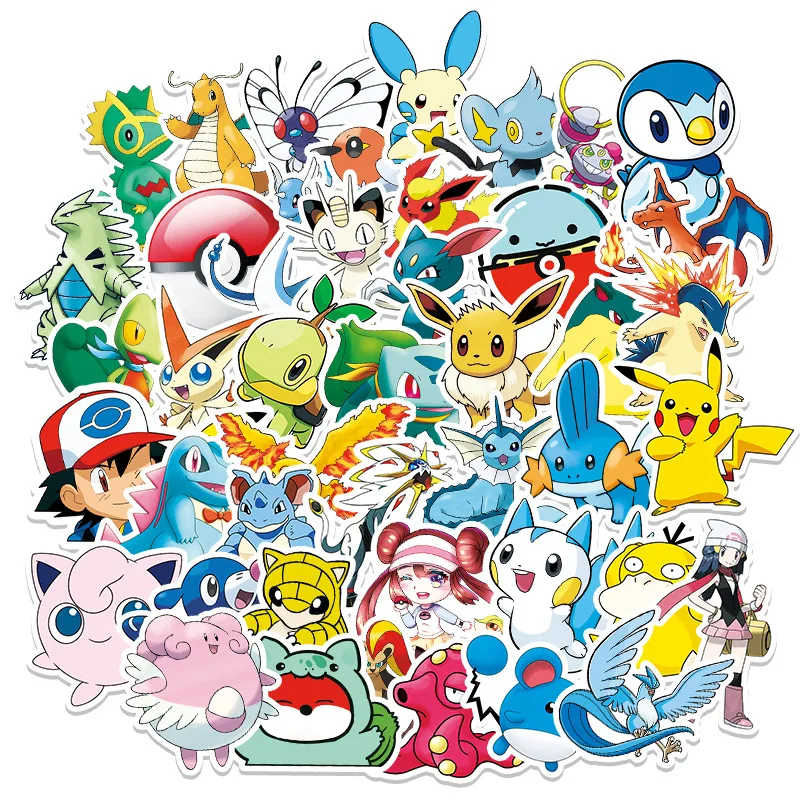 50pcs Cartoon Anime Pokemon Pikachu Decorative Stickers Luggage Laptop Car Mobile Phone Waterproof Stickers
50pcs Cartoon Anime Pokemon Pikachu Decorative Stickers Luggage Laptop Car Mobile Phone Waterproof Stickers