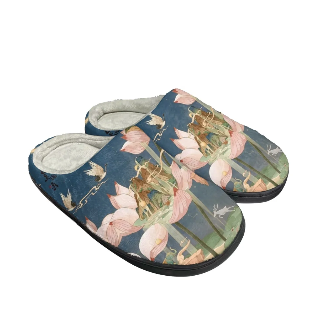 Chinoiserie Print Autumn Winter Unisex Cotton Slipper Casual Durable Shoes Indigenous Art Design Slippers Zapatillas de Mujer
Chinoiserie Print Autumn Winter Unisex Cotton Slipper Casual Durable Shoes Indigenous Art Design Slippers Zapatillas de Mujer