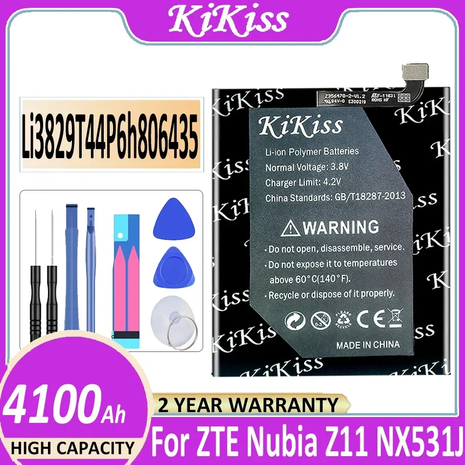 Аккумулятор для ZTE Nubia M2 Lite M2Lite NX573J / PLAY NX907J Z11 Li3829T44P6h806435 4100 мАч