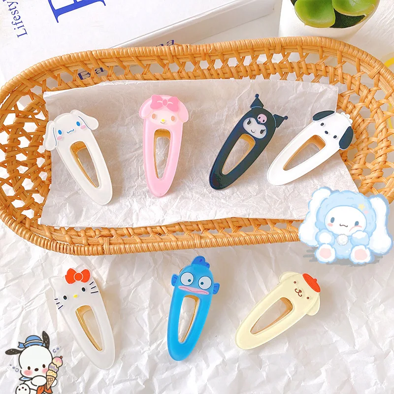 Sanrio Cinnamoroll Kuromi My Melody Pom Pom Purin Hello Kitty Pachacco Hangyodon Cute Hairclip Headdress Kawaii Hair Accessories
Sanrio Cinnamoroll Kuromi My Melody Pom Pom Purin Hello Kitty Pachacco Hangyodon Cute Hairclip Headdress Kawaii Hair Accessories