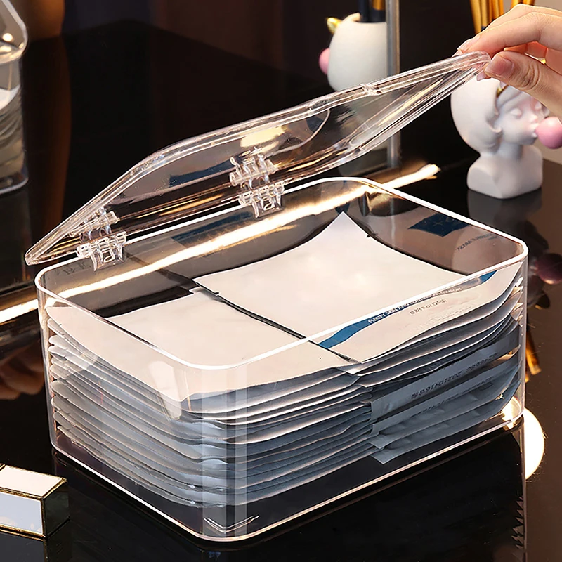 1Pc Desktop Transparent Storage Box Cosmetics Basket Facial Mask Dustproof Sorting Box Storage Box Case Container Orangizer
1Pc Desktop Transparent Storage Box Cosmetics Basket Facial Mask Dustproof Sorting Box Storage Box Case Container Orangizer