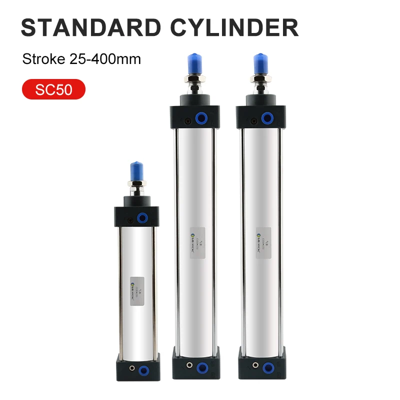 Air Standard Power Cylinder SC50 Series Cylinder Diameter 50 Stroke 25-400mm Dual Acting Pneumatic Element Cylinder
Air Standard Power Cylinder SC50 Series Cylinder Diameter 50 Stroke 25-400mm Dual Acting Pneumatic Element Cylinder
