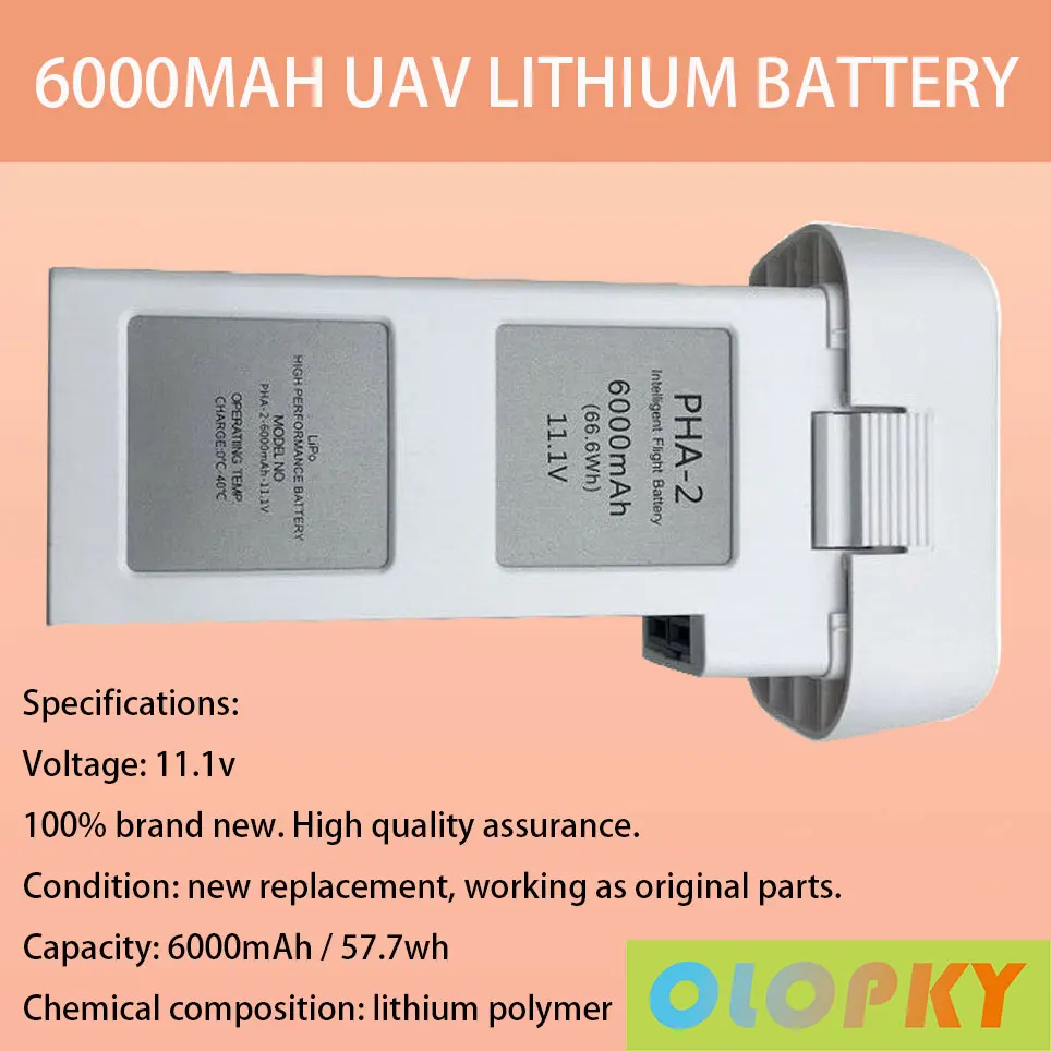 Batterie Lithium pour DJI Phantom 2 Vision + (li-polymère haute Performance 6000mAh 57.7Wh 11.1V
Batterie Lithium pour DJI Phantom 2 Vision + (li-polymère haute Performance 6000mAh 57.7Wh 11.1V