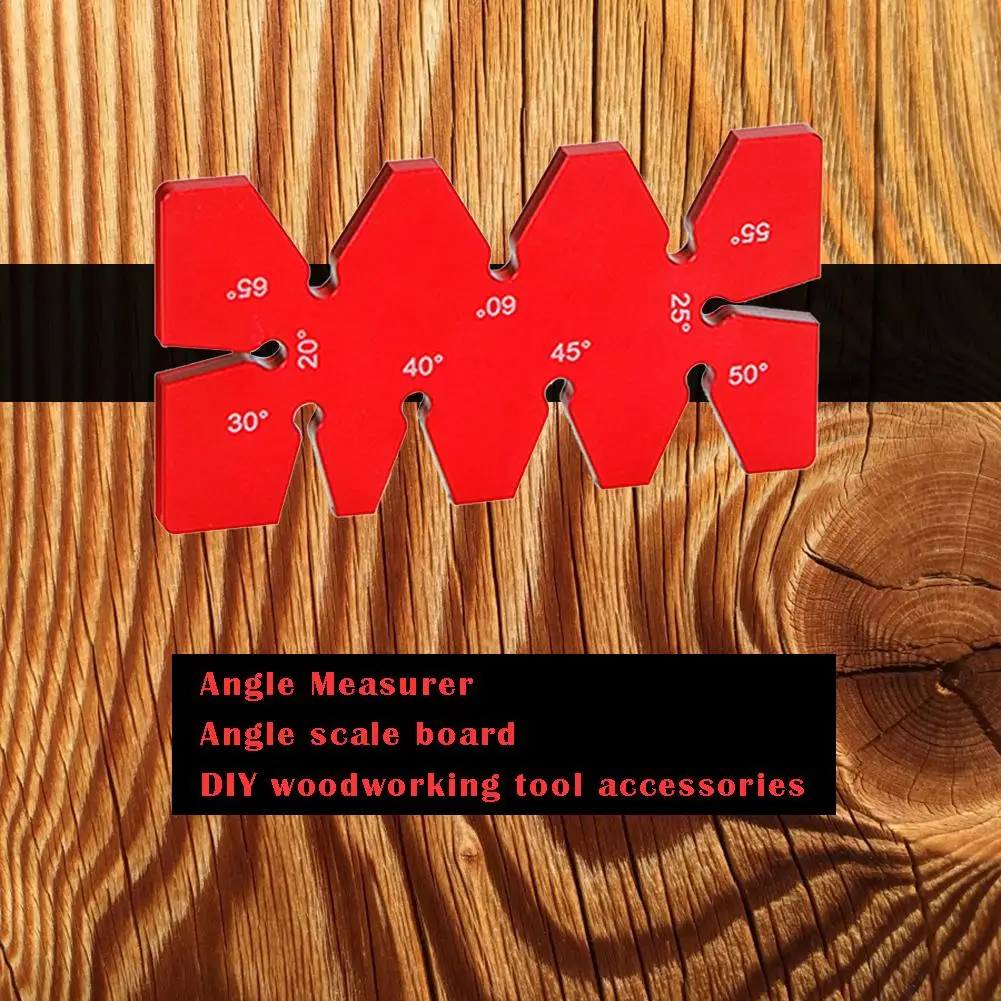 Aluminum Woodworking Tool Aluminium Alloy Angle Gauge Ruler Template Protractor Measuring Tools Angle Measurement 92x49x4mm
Aluminum Woodworking Tool Aluminium Alloy Angle Gauge Ruler Template Protractor Measuring Tools Angle Measurement 92x49x4mm