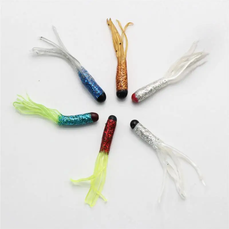 Environmental Protection Soft Bait Neutral Buoyancy Fishing Lures With Hook Silicone Colored Silk Tail Soft Plastic 100pcs
Environmental Protection Soft Bait Neutral Buoyancy Fishing Lures With Hook Silicone Colored Silk Tail Soft Plastic 100pcs
