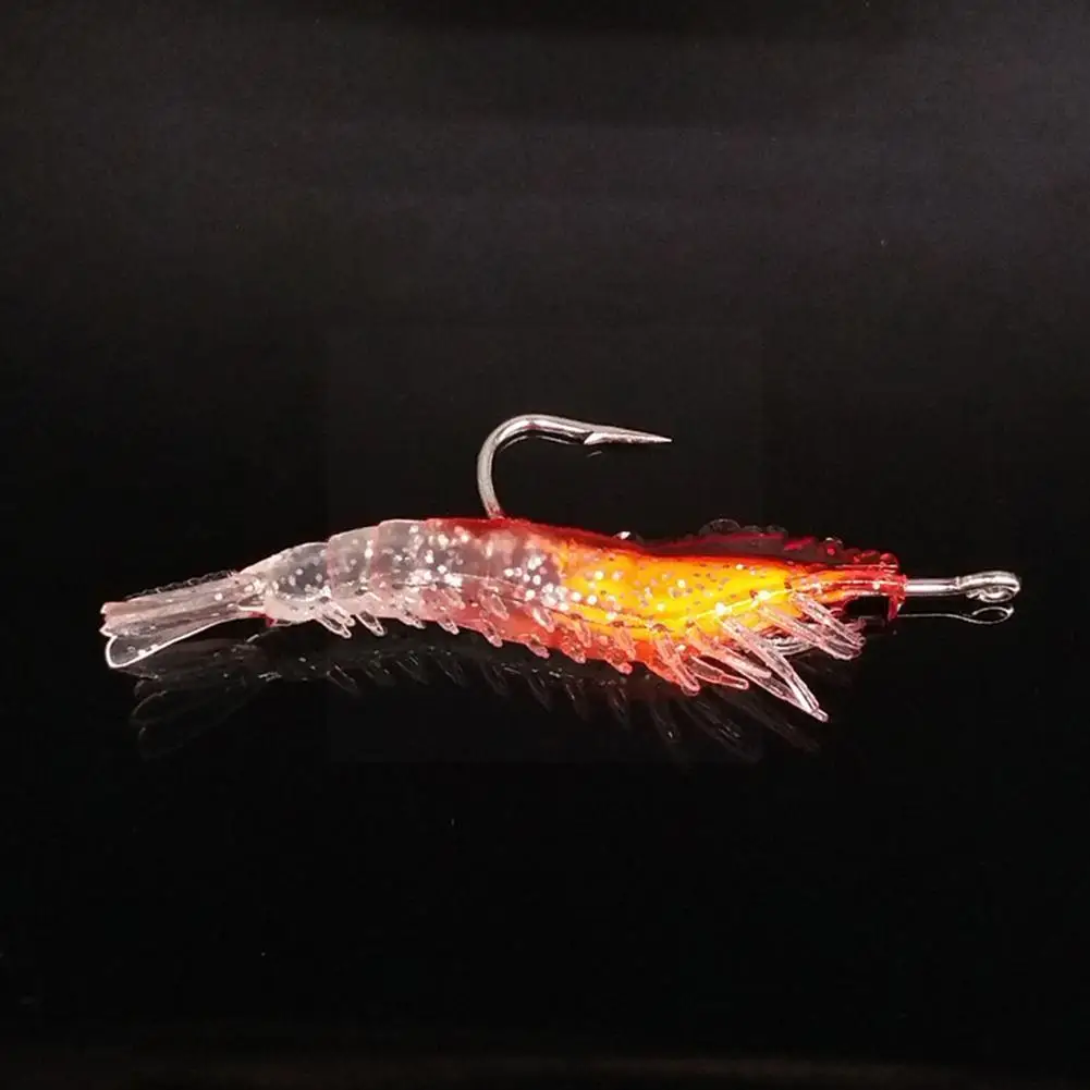 Soft Bait Shrimp Simulation Prawn Lure Single Hook Night Fishing Shrimp Luminous Lures Fishing Sea Tools Tackle K2o1
Soft Bait Shrimp Simulation Prawn Lure Single Hook Night Fishing Shrimp Luminous Lures Fishing Sea Tools Tackle K2o1
