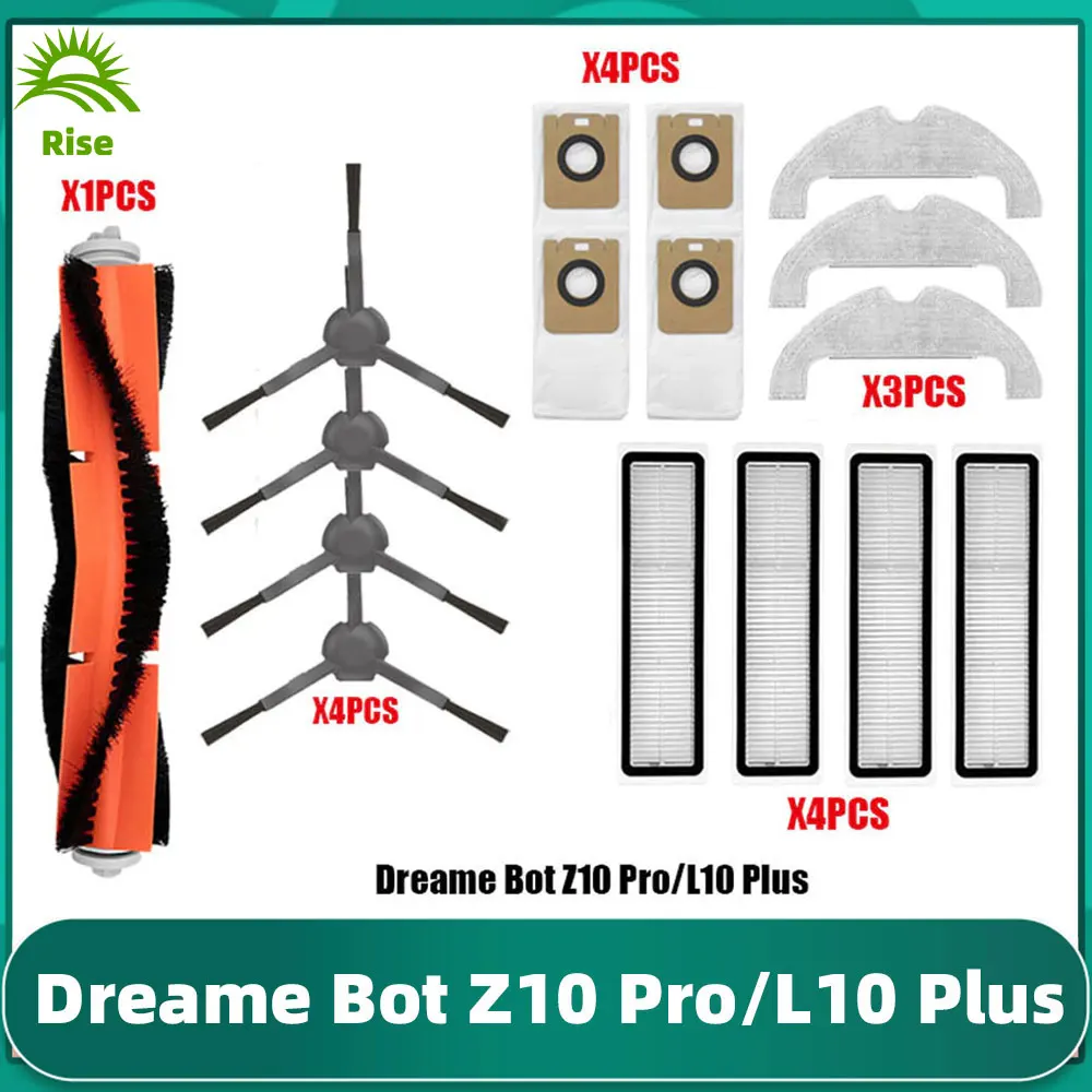 Запчасти для робота-пылесоса Xiaomi Dreame Bot L10 Plus Z10 Pro, основная боковая щетка, фильтр НЕРА, пылесборник, тряпичная тряпка, запасные части 
Запчасти для робота-пылесоса Xiaomi Dreame Bot L10 Plus Z10 Pro, основная боковая щетка, фильтр НЕРА, пылесборник, тряпичная тряпка, запасные части