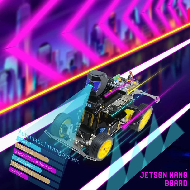 Jetson Car Deep Learning Donkeycar Visual Tracking AI Artificial Intelligence Tensorflo
Jetson Car Deep Learning Donkeycar Visual Tracking AI Artificial Intelligence Tensorflo