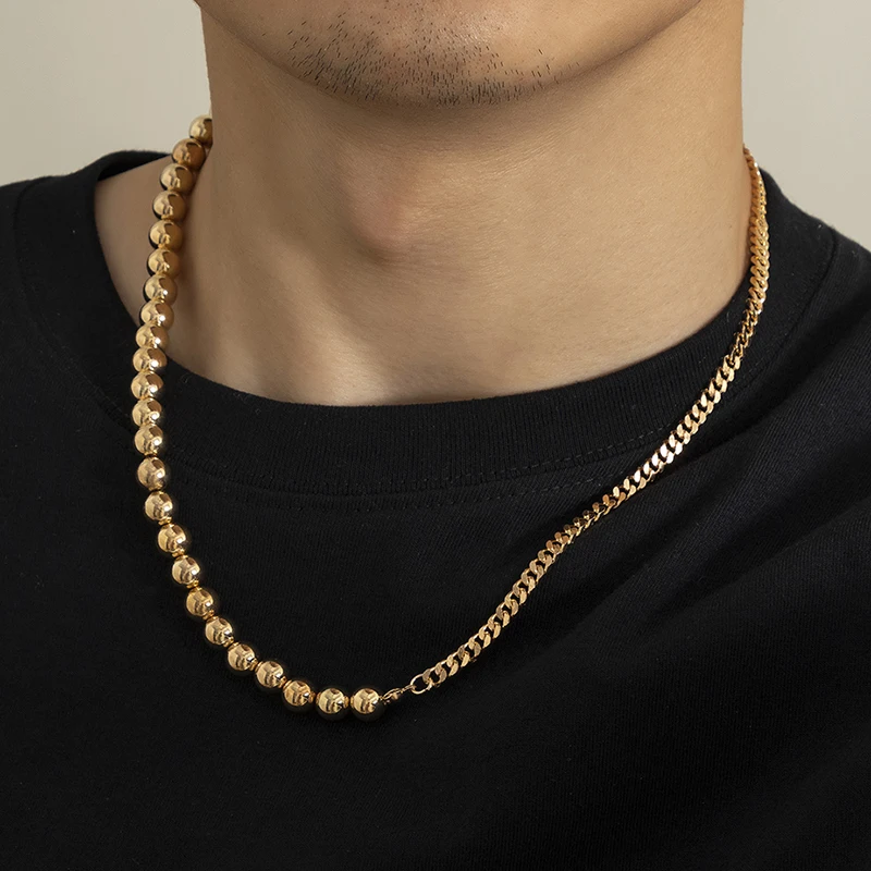 Punk Hip Hop Asymmetric Plastic Beads Necklace For Men Kpop Curb Cuban Link Chain Minimalism Unisex Collier Jewelry Accessories
Punk Hip Hop Asymmetric Plastic Beads Necklace For Men Kpop Curb Cuban Link Chain Minimalism Unisex Collier Jewelry Accessories