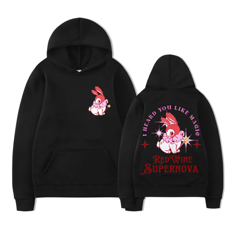 Толстовка с капюшоном Red Wine Supernova Chappell Roan для мужчин и женщин модные флисовые