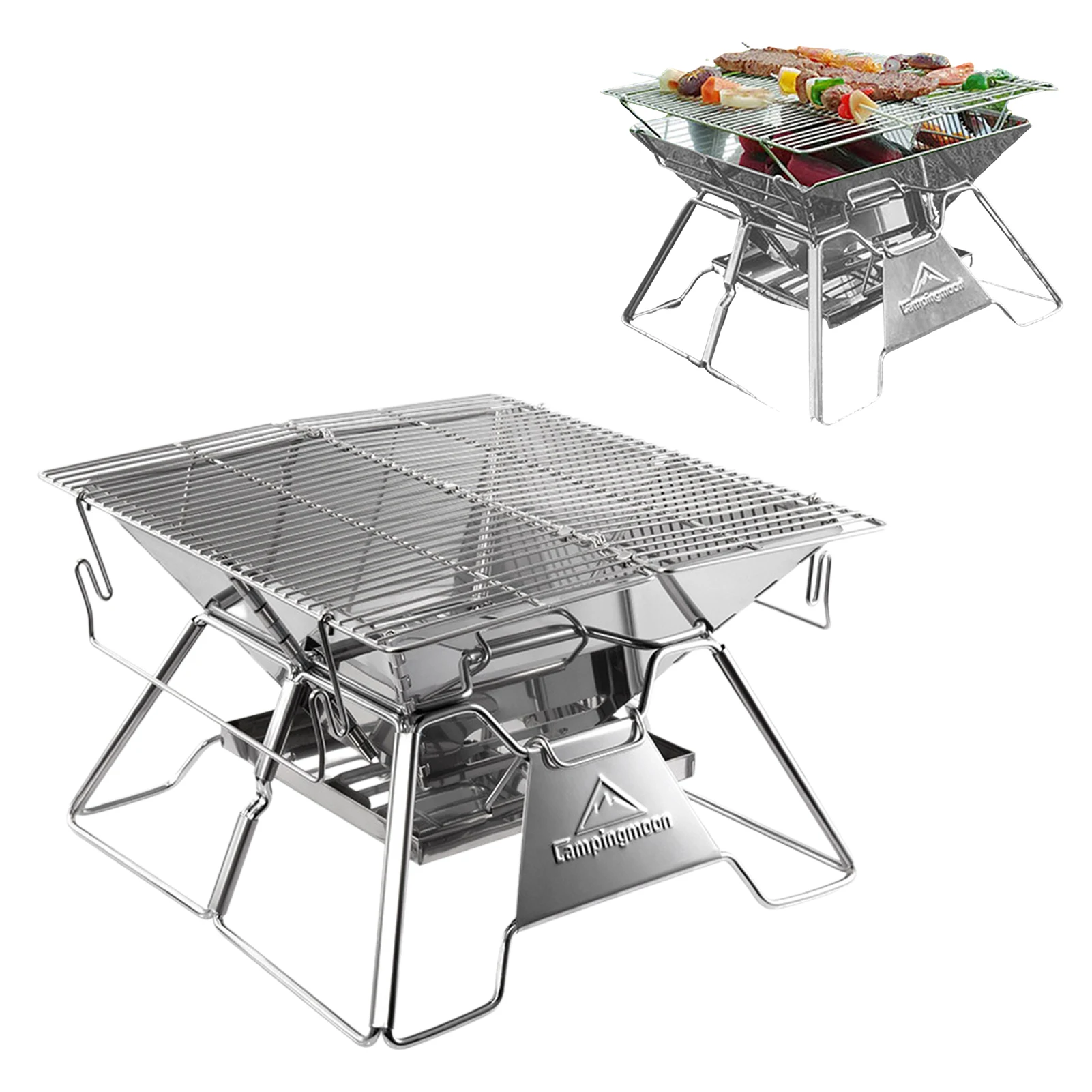 Charcoal Grill for BBQ Outdoor BBQ Grills CookingStainless Steel Folding Camping Grill Practical Cooking Tool for Picnic Hiking
Charcoal Grill for BBQ Outdoor BBQ Grills CookingStainless Steel Folding Camping Grill Practical Cooking Tool for Picnic Hiking