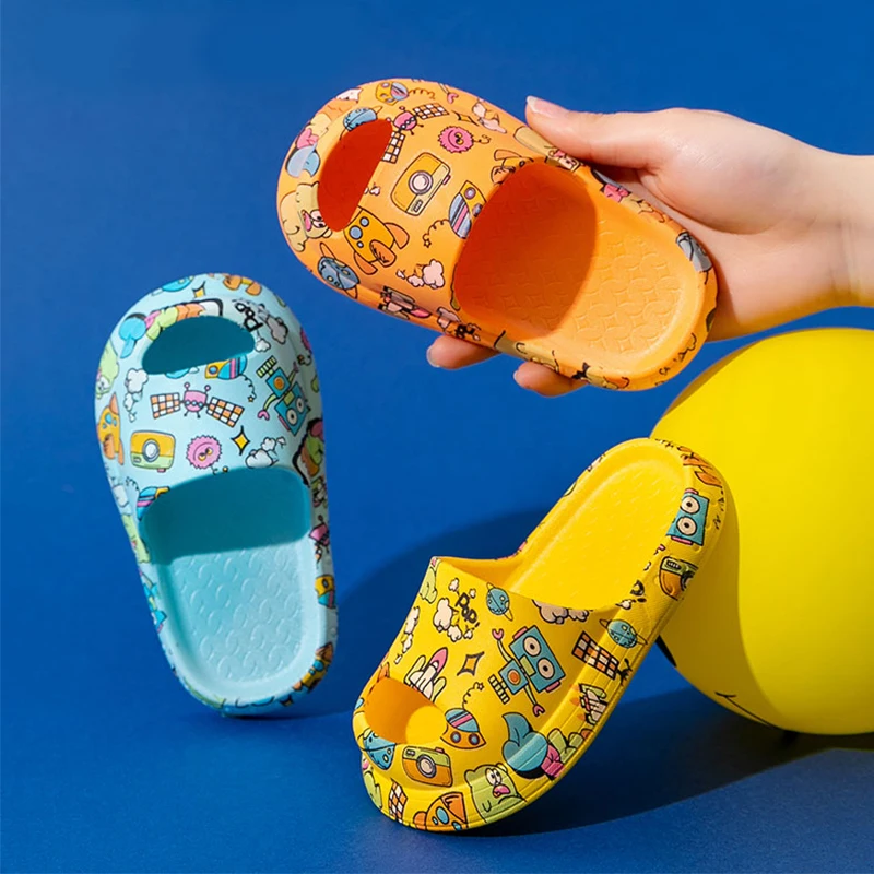 Kids Slippers New Summer Boys Girls Slippers Soft Non-slip 1-3Years Children Bathroom Beach Shoes Baby Home Sandals for Toddler
Kids Slippers New Summer Boys Girls Slippers Soft Non-slip 1-3Years Children Bathroom Beach Shoes Baby Home Sandals for Toddler