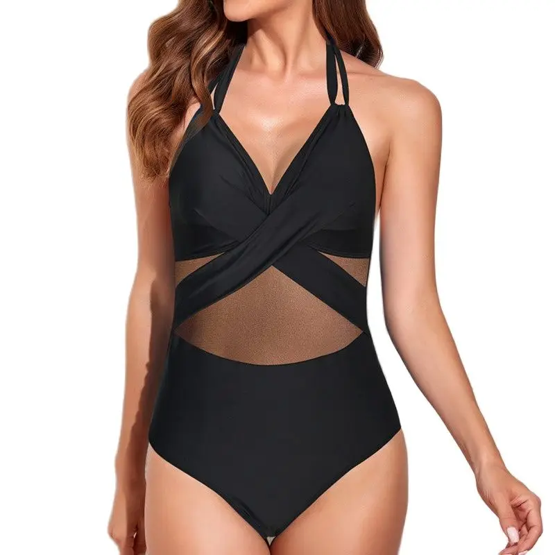 Sexy Net One-Piece Large Size Swimwear With Push Up Women Plus Size Swimsuit Closed Body Female Bathing Suit For Pool Beach Wear
Sexy Net One-Piece Large Size Swimwear With Push Up Women Plus Size Swimsuit Closed Body Female Bathing Suit For Pool Beach Wear