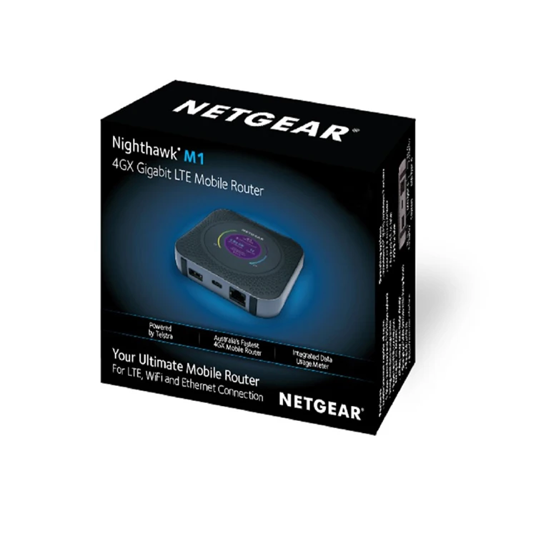Unlocked Original New M1 Netgear Nighthawk MR1100 4GX Gigabit LTE Mobile Hotspot Router Mifis Cat16 4G Band 1/3/7/8/28
Unlocked Original New M1 Netgear Nighthawk MR1100 4GX Gigabit LTE Mobile Hotspot Router Mifis Cat16 4G Band 1/3/7/8/28