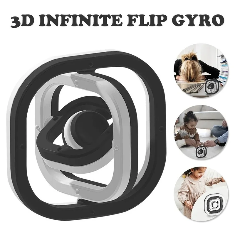 3D бесконечный флип-гироскоп, рельефные игрушки, Спиннер для пальцев, подарок для детей и взрослых на Рождество, Хэллоуин, игрушки-антистресс...
3D бесконечный флип-гироскоп, рельефные игрушки, Спиннер для пальцев, подарок для детей и взрослых на Рождество, Хэллоуин, игрушки-антистресс...