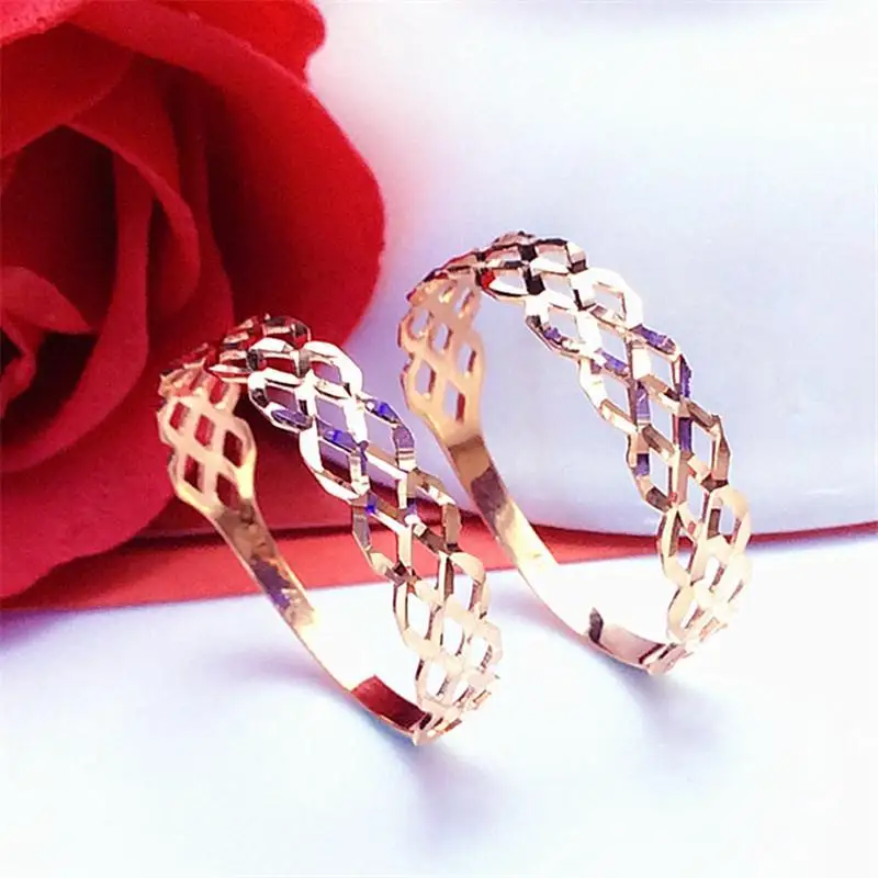 Russian Plated 18K Rose Hollow Open Ring Female 585 Purple Gold Hollow Wave Ring Western Style
Russian Plated 18K Rose Hollow Open Ring Female 585 Purple Gold Hollow Wave Ring Western Style