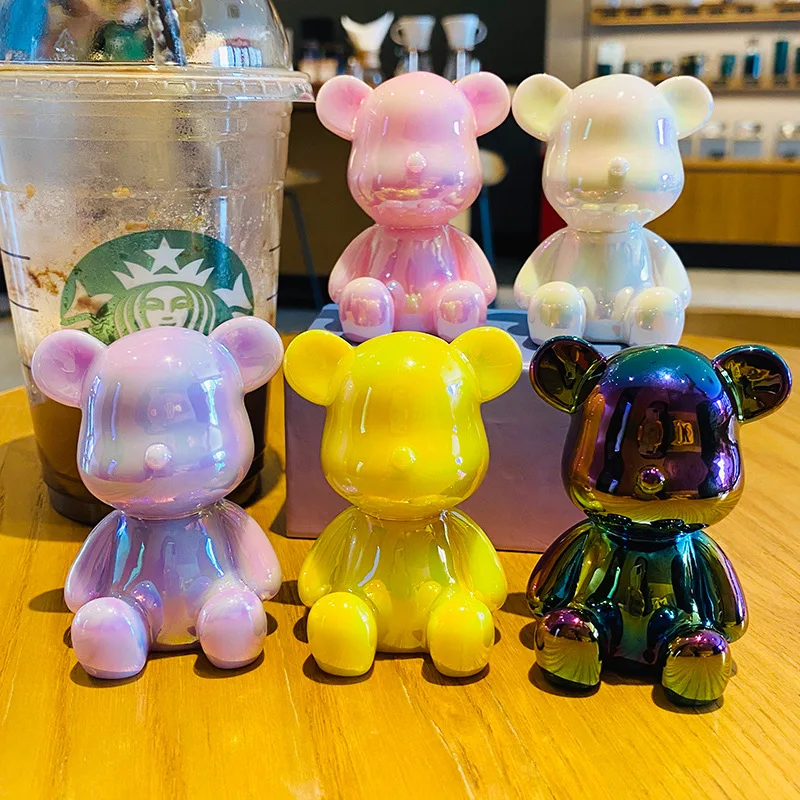 Resin Graffiti Bear Creative Cute Accessories Decoration Desktop Colorful Electroplating Bear Car Interior Decoration Decoration
Resin Graffiti Bear Creative Cute Accessories Decoration Desktop Colorful Electroplating Bear Car Interior Decoration Decoration