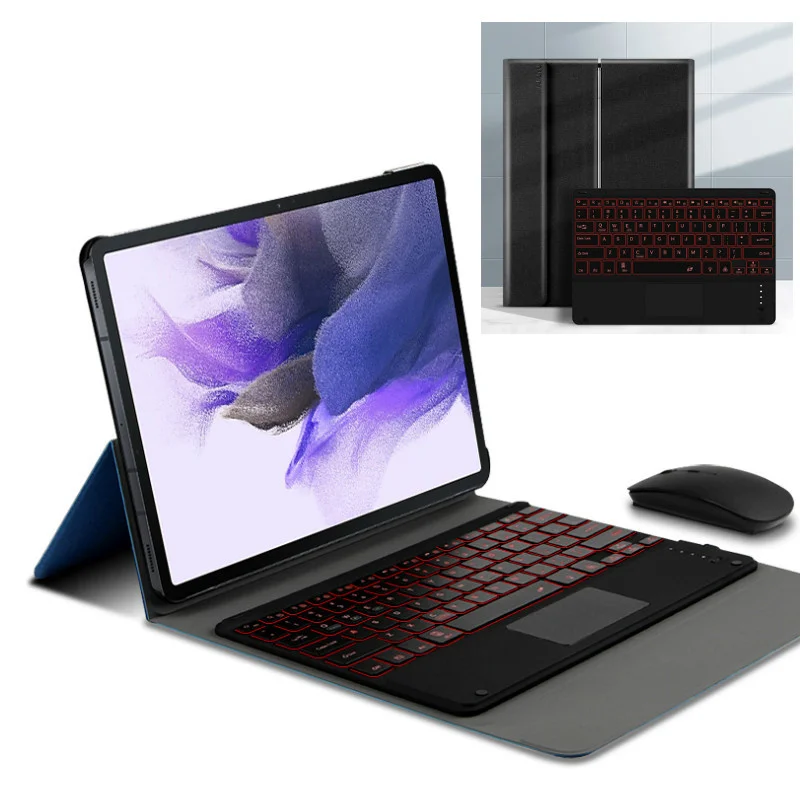 Magnetic Cover For Samsung Galaxy Tab S7 Plus T970 T975 Lite T730 T735 12.4'' Backlight TouchPad Bluetooth Keyboard Case Funda
Magnetic Cover For Samsung Galaxy Tab S7 Plus T970 T975 Lite T730 T735 12.4'' Backlight TouchPad Bluetooth Keyboard Case Funda