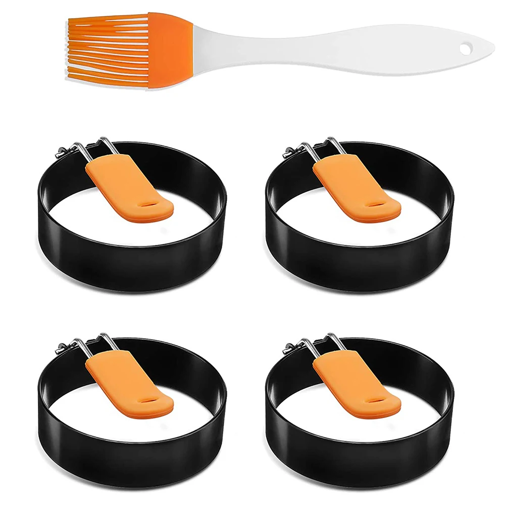 Egg Rings, Egg Ring for Frying Eggs Mcmuffins,4 Pack Stainless Steel Egg Cooking Rings with Anti-Scald Handle
Egg Rings, Egg Ring for Frying Eggs Mcmuffins,4 Pack Stainless Steel Egg Cooking Rings with Anti-Scald Handle
