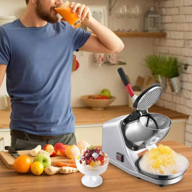 Electric Ice Crusher Machine Homemade Ice Shaver Machine With Dual Blades Portable Ice Snow Maker Machine With Cover And Bowl
Electric Ice Crusher Machine Homemade Ice Shaver Machine With Dual Blades Portable Ice Snow Maker Machine With Cover And Bowl