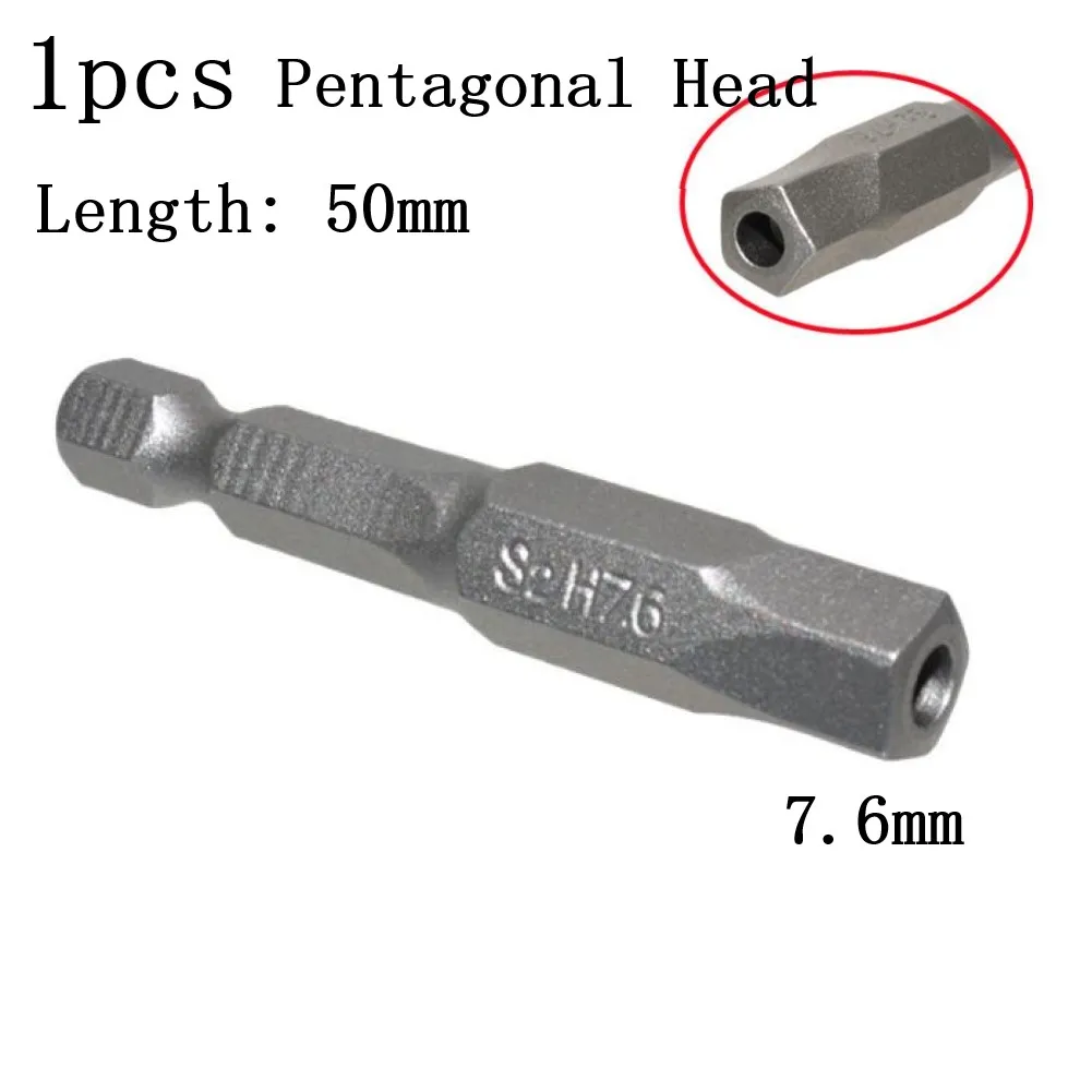 1 PC Screwdriver Bit Accessories Pentagonal Bit Equipment Quality Brand New 7.6 MM For Manual Electric Screwdrivers Hand Tools
1 PC Screwdriver Bit Accessories Pentagonal Bit Equipment Quality Brand New 7.6 MM For Manual Electric Screwdrivers Hand Tools