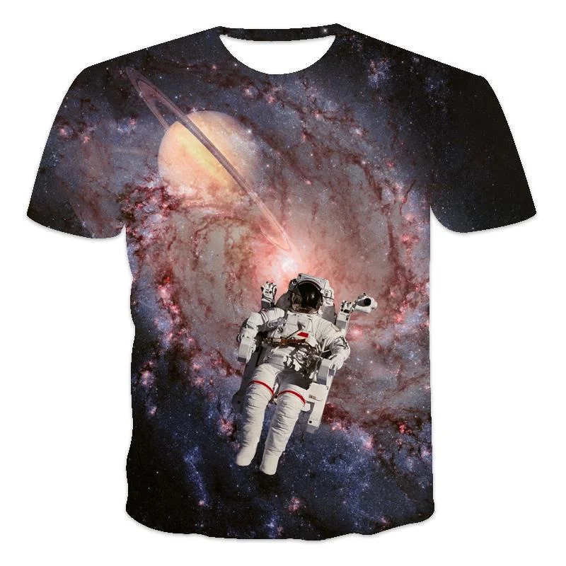 3D T-shirt Enthusiast Space Exploration Series Casual Short-sleeved Space Walk Fashion Street
3D T-shirt Enthusiast Space Exploration Series Casual Short-sleeved Space Walk Fashion Street