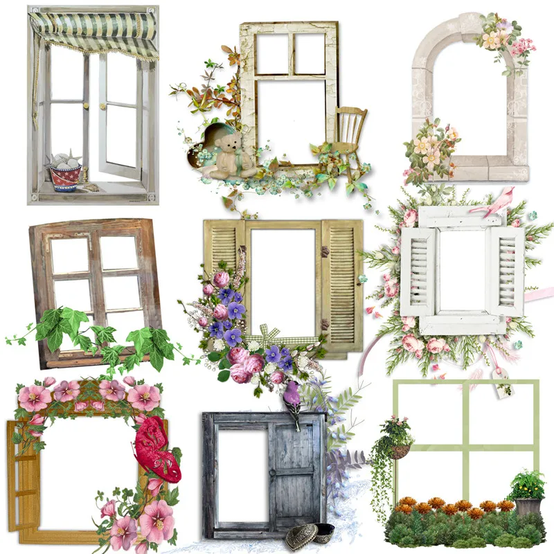 9Pcs/Pack Vintage European Window Sticker DIY Craft Scrapbooking Album Junk Journal Decorative Stickers
9Pcs/Pack Vintage European Window Sticker DIY Craft Scrapbooking Album Junk Journal Decorative Stickers