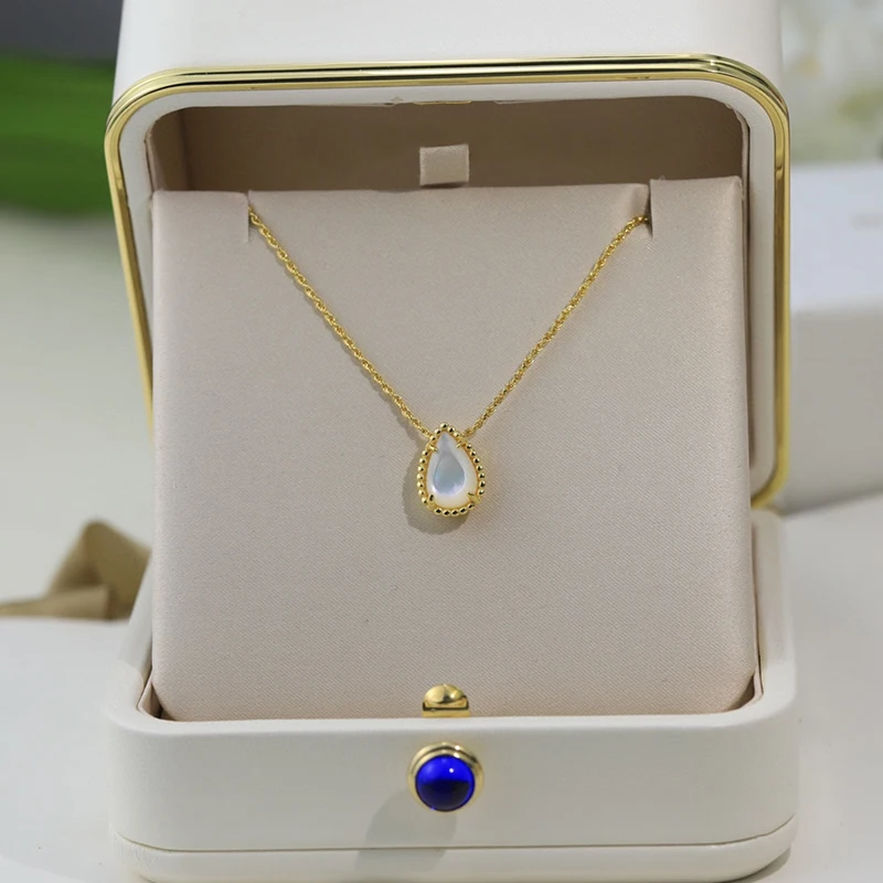 Fashion Luxury Brand 925 Sterling Silver Fine Jewelry Necklace Chain For Women Party Wedding Gorgeous Dubai Water Drop Jewelry
Fashion Luxury Brand 925 Sterling Silver Fine Jewelry Necklace Chain For Women Party Wedding Gorgeous Dubai Water Drop Jewelry