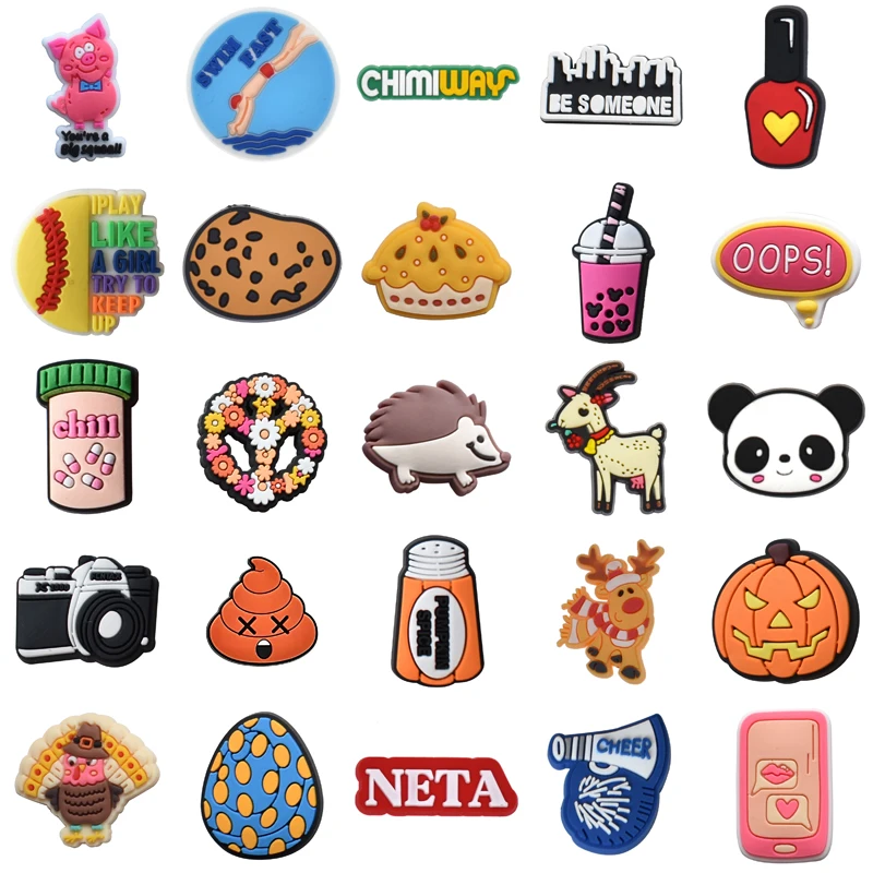 Shoe Charms Para Pins Set Jeans Wholesale Bulk Packs Decorations for Crocs Men Women Charm Gifts Shoes Accessories Kids Girl Boy
Shoe Charms Para Pins Set Jeans Wholesale Bulk Packs Decorations for Crocs Men Women Charm Gifts Shoes Accessories Kids Girl Boy