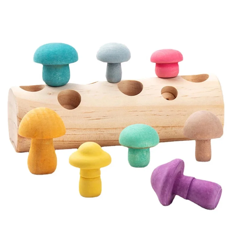 Mushroom Picking Toy Wooden Rainbow Building Blocks For Kids Montessori Juguetes Educativos 2 3 5 6 7 Años игрушки для детей
Mushroom Picking Toy Wooden Rainbow Building Blocks For Kids Montessori Juguetes Educativos 2 3 5 6 7 Años игрушки для детей