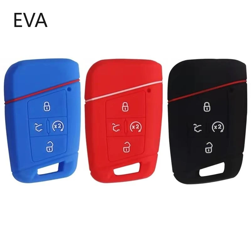 Silicone Car Key Case Fob For Volkswagen For VW Tiguan Passat Golf Alltrack 2018 - 2020 4 Buttons Keys Cover Shell Accessories
Silicone Car Key Case Fob For Volkswagen For VW Tiguan Passat Golf Alltrack 2018 - 2020 4 Buttons Keys Cover Shell Accessories