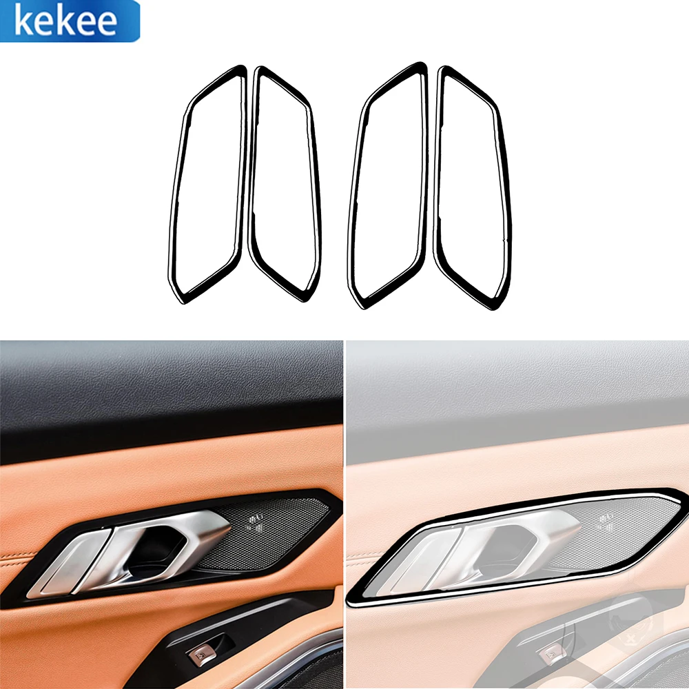 For BMW 3 Series G20 G28 325li 330d 335 2019-2021 Piano Black Car Interior Door Handle cover Decoration Accessories Stickers
For BMW 3 Series G20 G28 325li 330d 335 2019-2021 Piano Black Car Interior Door Handle cover Decoration Accessories Stickers