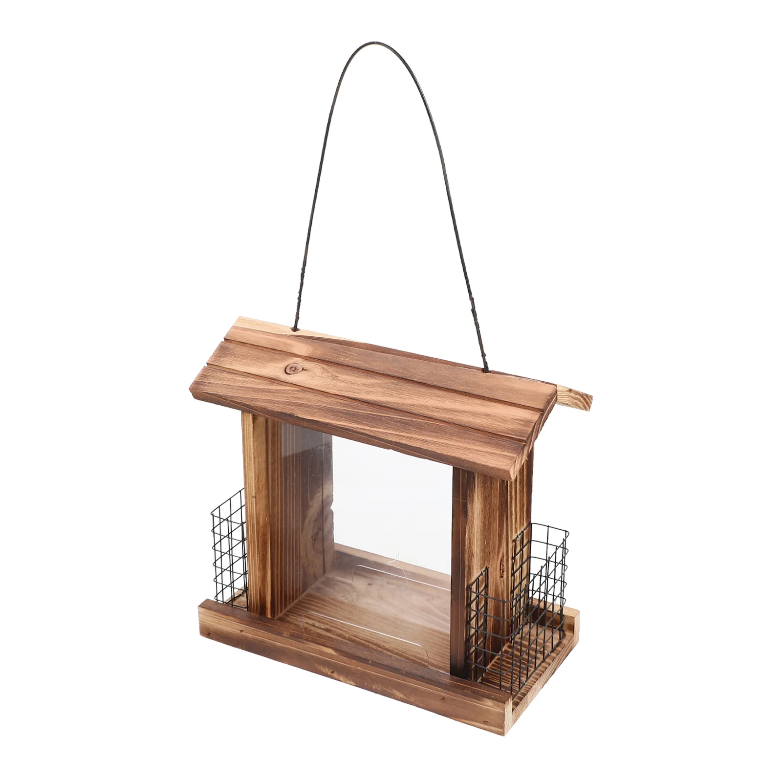 Кормушка для сада, подвесная декоративная деревянная кормушка для птиц, контейнер для хранения пищи для птиц, многофункциональная кормушка... 
Кормушка для сада, подвесная декоративная деревянная кормушка для птиц, контейнер для хранения пищи для птиц, многофункциональная кормушка...