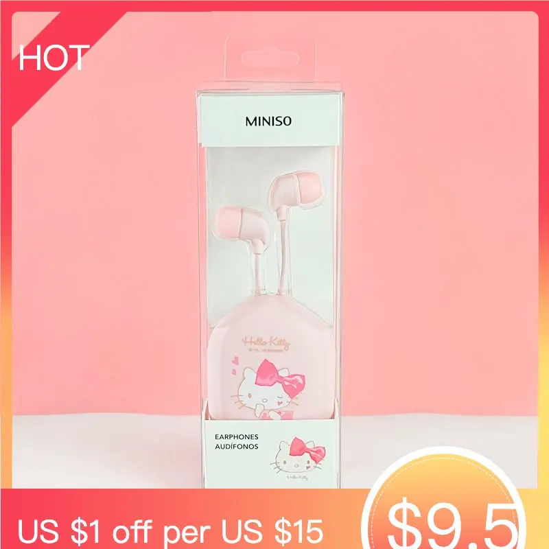Kawaii Hello Kitty Sanrio Wireless Earphones Soft Silicone Storage in-Ear Headphone High Sound Quality Wire-Controlled earphone
Kawaii Hello Kitty Sanrio Wireless Earphones Soft Silicone Storage in-Ear Headphone High Sound Quality Wire-Controlled earphone