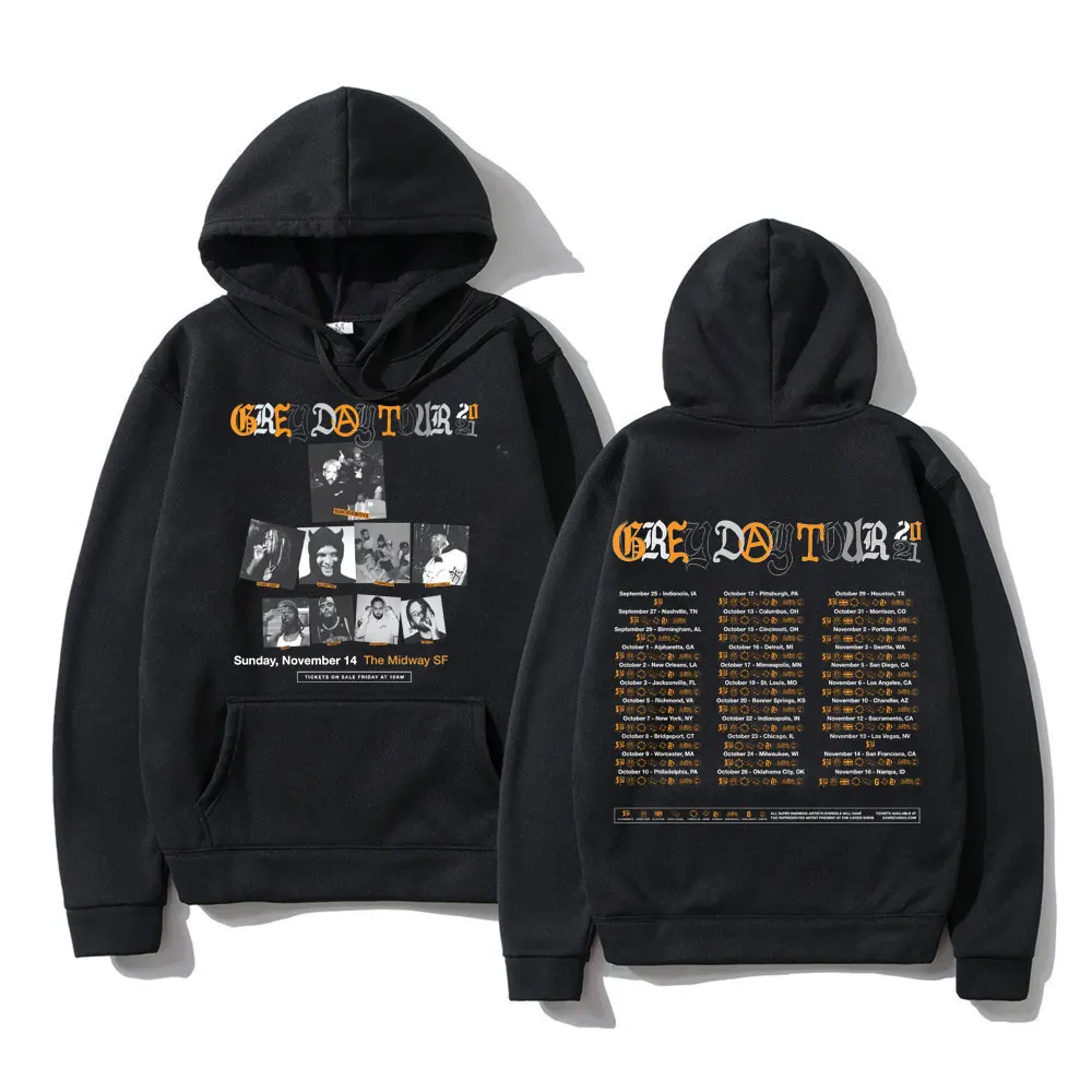 Rapper $uicideboy$ Grey Day Tour Print Hoodie High Quality Suicideboys Hip Hop Black Sweatshirt Men Women Fashion Loose Hoodies
Rapper $uicideboy$ Grey Day Tour Print Hoodie High Quality Suicideboys Hip Hop Black Sweatshirt Men Women Fashion Loose Hoodies