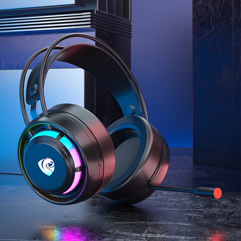 Music Gaming Headset 3.5mm Wired Headset Surround Sound RGB LED 7.1 Gaming Headphone Noise Canceling Mic for PS4 PC Switch Gamer
Music Gaming Headset 3.5mm Wired Headset Surround Sound RGB LED 7.1 Gaming Headphone Noise Canceling Mic for PS4 PC Switch Gamer