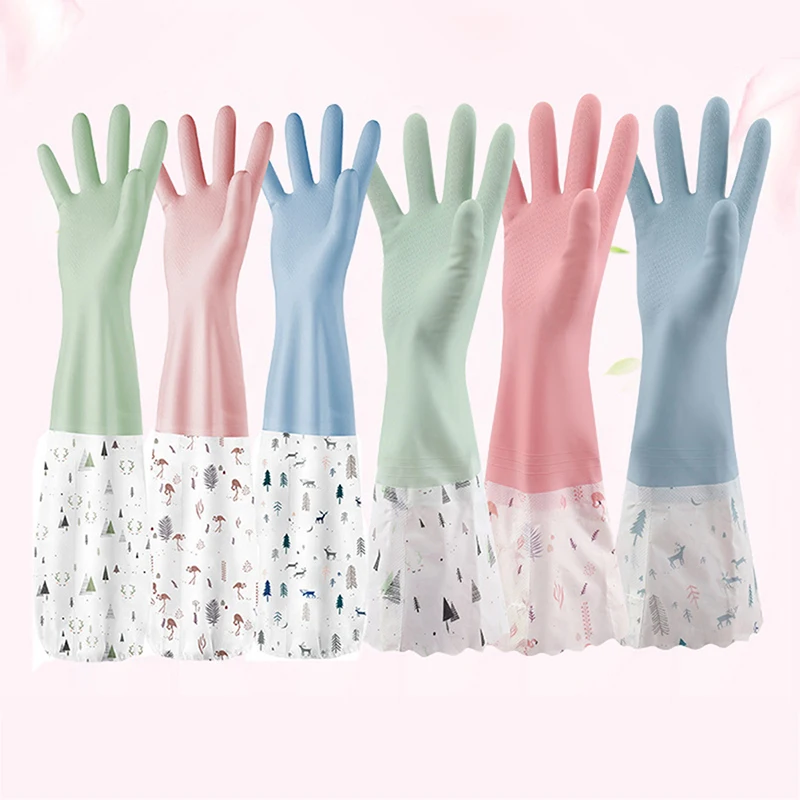 Waterproof Fleece Cleaning Gloves Magic Dish Washing Gloves for Kitchen Household Velvet Lining Long Sleeves Gloves
Waterproof Fleece Cleaning Gloves Magic Dish Washing Gloves for Kitchen Household Velvet Lining Long Sleeves Gloves