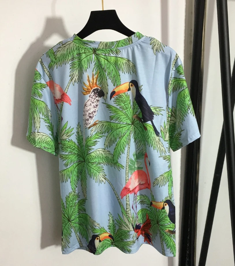 126088 Luxury Designer Clothes Fashion Classic Trendy Crow Flamingo Printing Short Sleeve T-shirt
126088 Luxury Designer Clothes Fashion Classic Trendy Crow Flamingo Printing Short Sleeve T-shirt