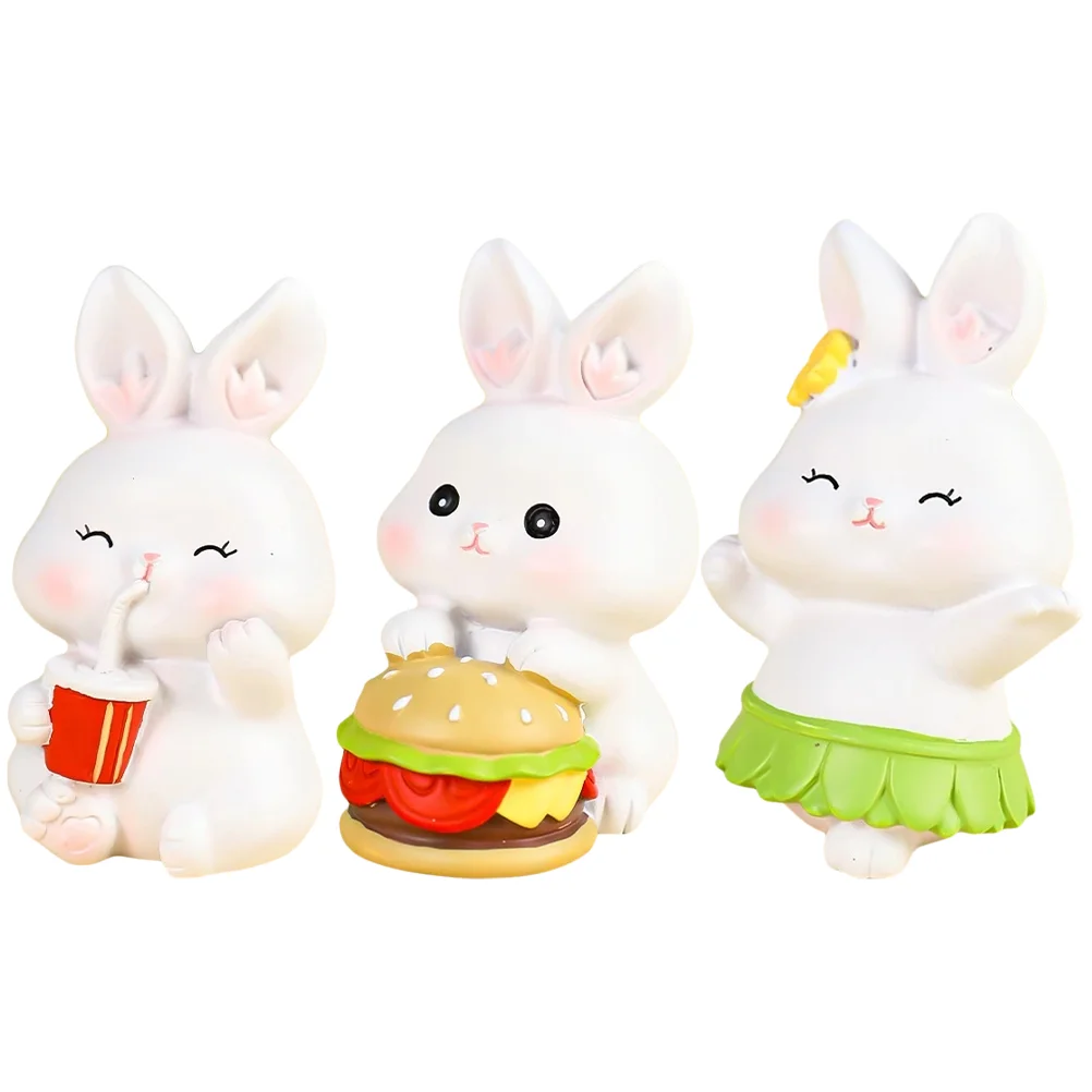 Rabbit Easter Ornament Miniature Bunny Figurines Terrarium Decor Figurine Mini Toppers Statue Cakes Crafts Figures Year Model
Rabbit Easter Ornament Miniature Bunny Figurines Terrarium Decor Figurine Mini Toppers Statue Cakes Crafts Figures Year Model