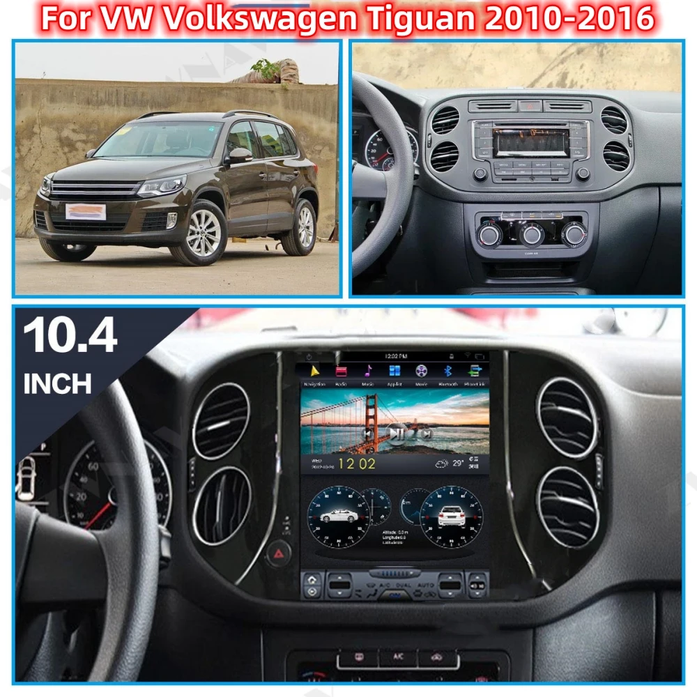 10.4"Tesla Android For VW Volkswagen Tiguan 2010-2016 Car GPS Navigation Player Auto Radio Audio DSP Head Unit Wireless Carplay
10.4"Tesla Android For VW Volkswagen Tiguan 2010-2016 Car GPS Navigation Player Auto Radio Audio DSP Head Unit Wireless Carplay