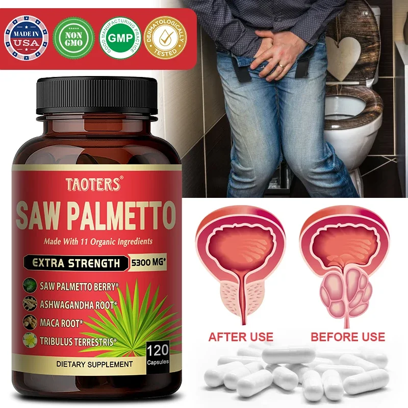 

Saw Palmetto Improves Prostate Progression, Relieves Bladder and Urination, Reduces Hair Loss, and Increases Male Energy