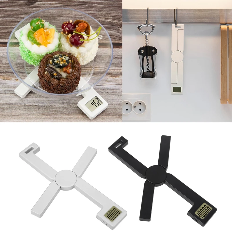 

Кухонные компактные складные кухонные весы, цифровые кухонные весы для выпечки, емкость 5 кг, 25x25x2 для путешествий, кемпинга