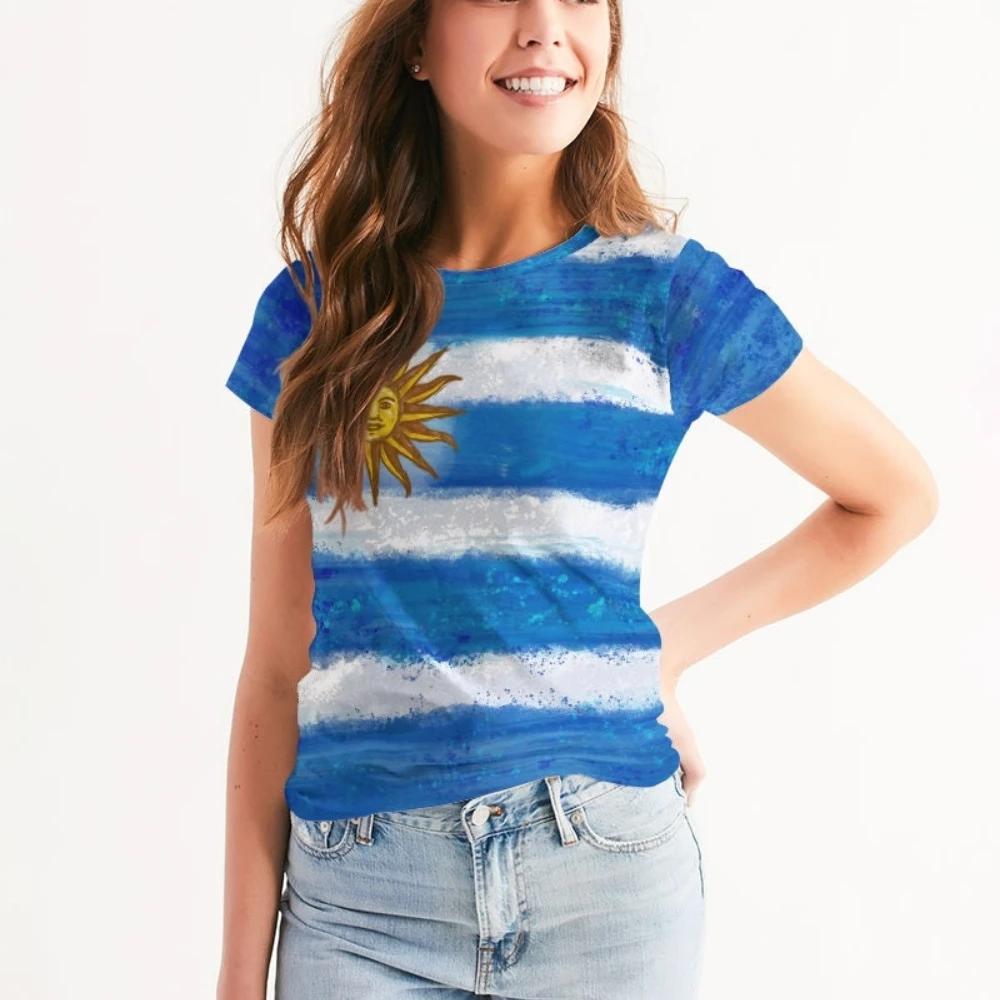 Uruguay T Shirts for Women 3d Cute Fashion Print T-shirt Women's Clothing Short Sleeves Harajuku Girls Top Tee
Uruguay T Shirts for Women 3d Cute Fashion Print T-shirt Women's Clothing Short Sleeves Harajuku Girls Top Tee