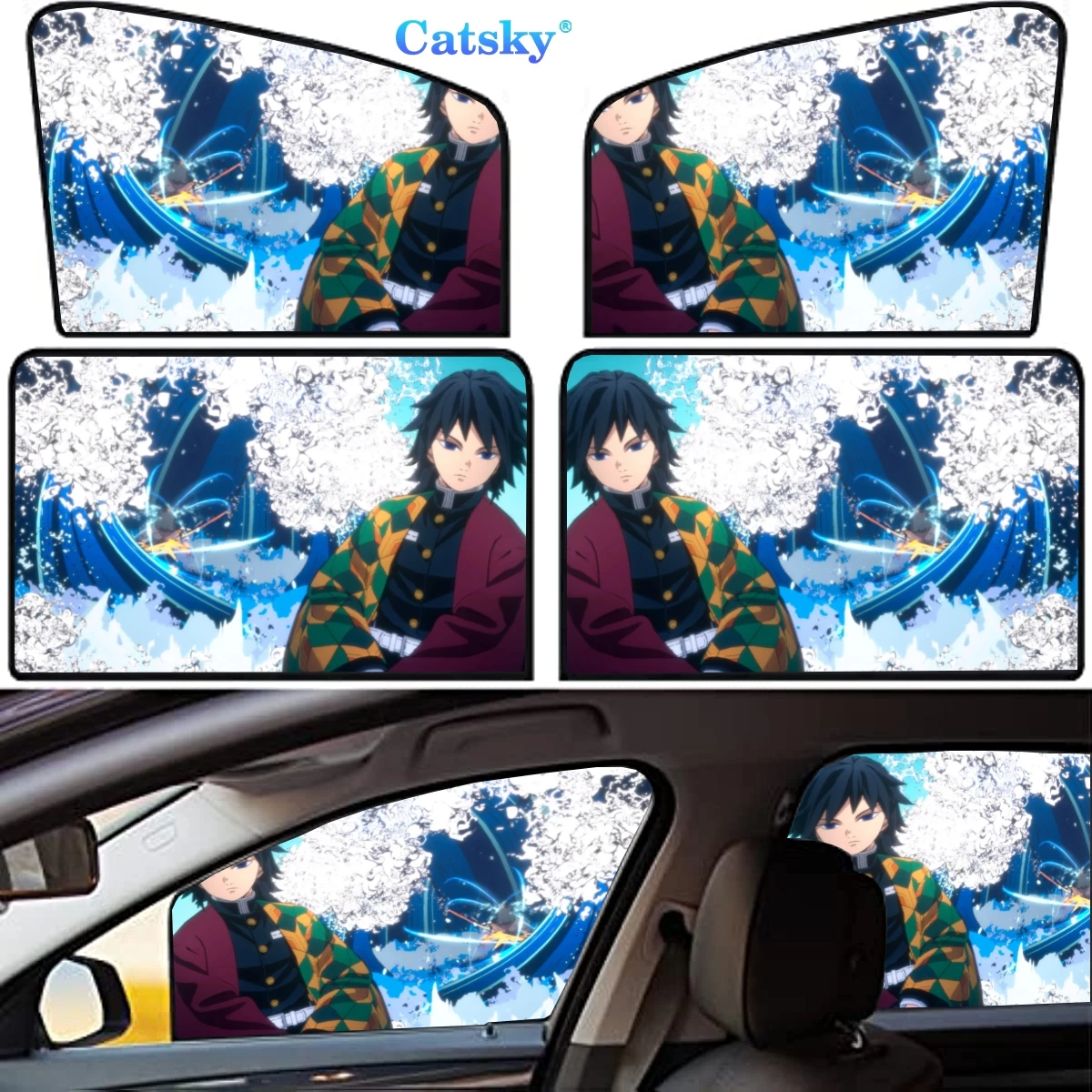 Demon Slayer Kyojuro Rengoku 4 Pieces Privacy Car Window Sun Shades Magnetic Blackout Car Window Covers Car Curtains
Demon Slayer Kyojuro Rengoku 4 Pieces Privacy Car Window Sun Shades Magnetic Blackout Car Window Covers Car Curtains