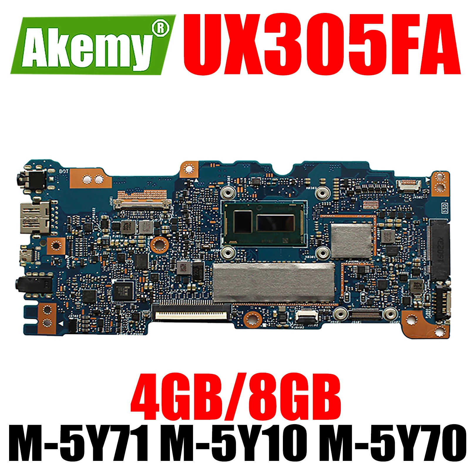 UX305FA Motherboard for ASUS UX305FA UX305 UX305F Laptop Motherboard Mainboard Notebook M-5Y71 M-5Y10 M-5Y70 CPU 4GB 8GB RAM
UX305FA Motherboard for ASUS UX305FA UX305 UX305F Laptop Motherboard Mainboard Notebook M-5Y71 M-5Y10 M-5Y70 CPU 4GB 8GB RAM