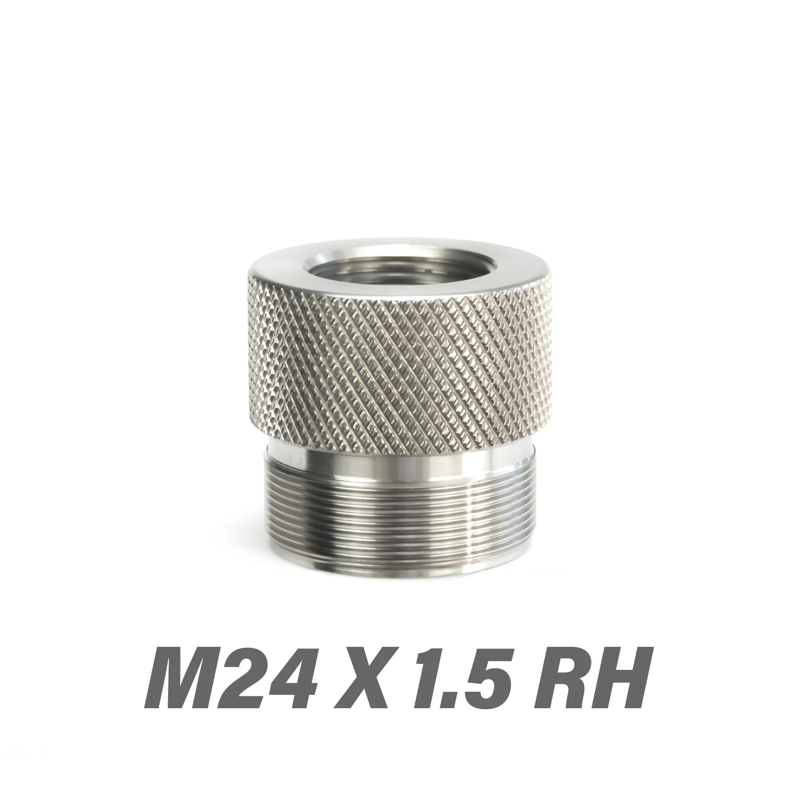 304 Stainless Steel M24x1.5RH Adapter End Cap 1.375x24 TPI For Solvent Cleaning Tube Filter JK MST Kit For Airsoft AR15 S&W
304 Stainless Steel M24x1.5RH Adapter End Cap 1.375x24 TPI For Solvent Cleaning Tube Filter JK MST Kit For Airsoft AR15 S&W