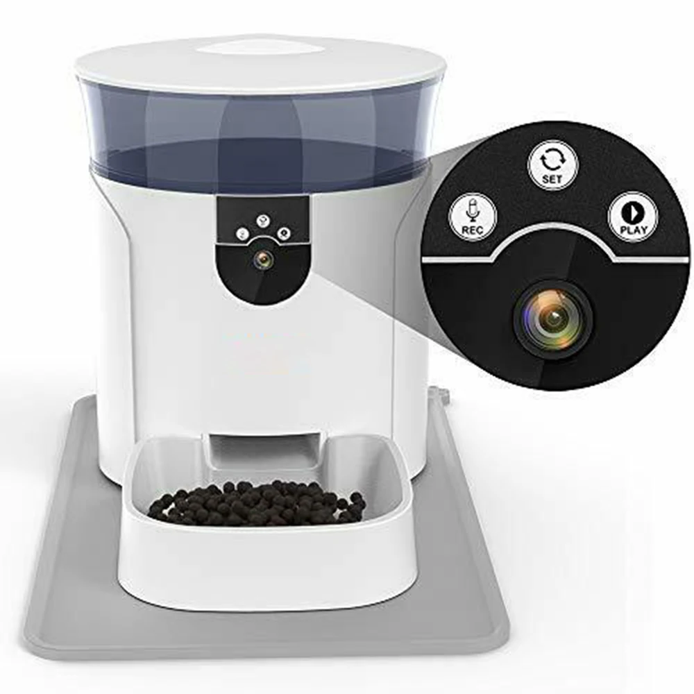 Weego Automatic Dog Cat Food Dispenser Wifi Smart Pet Food Feeder with Camera
Weego Automatic Dog Cat Food Dispenser Wifi Smart Pet Food Feeder with Camera