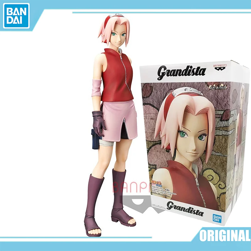 Bandai Original 26cm Anime Naruto Shippuden Haruno Sakura Action Figure Collection Model Doll Ornament Statue Toy Birthday Gift
Bandai Original 26cm Anime Naruto Shippuden Haruno Sakura Action Figure Collection Model Doll Ornament Statue Toy Birthday Gift